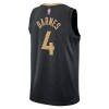 Män Toronto Raptors Tröja Scottie Barnes 4 Nike 2022-23 City Edition Svart Swingman
